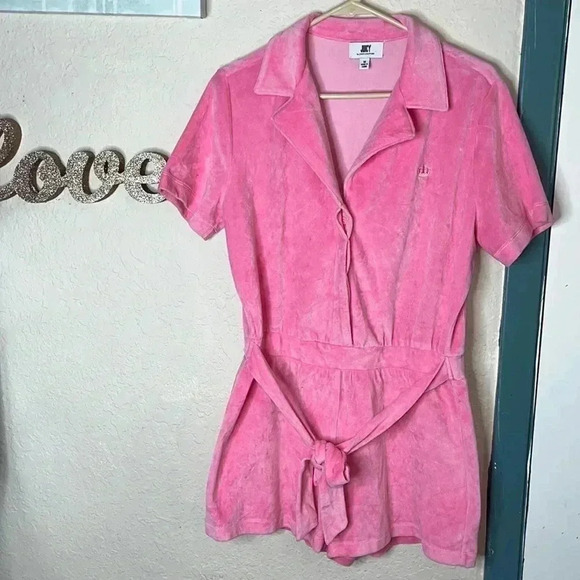 Juicy Couture Pants - Juicy by juicy couture women’s pink teary cloth shorts romper